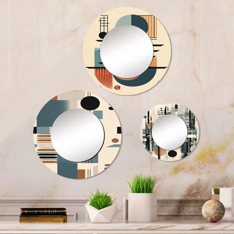 East Urban Home Divi Aluminum Round Wall Mirror Wayfair